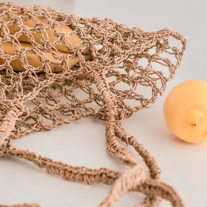 Raffia String Bag - Handwoven Reusable Grocery Bag | CANANG