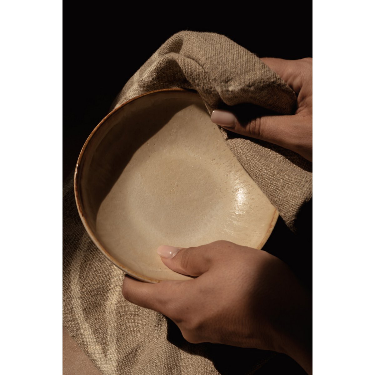 Ceramic Appetizer Plate – Nordic Style Display Plate, White