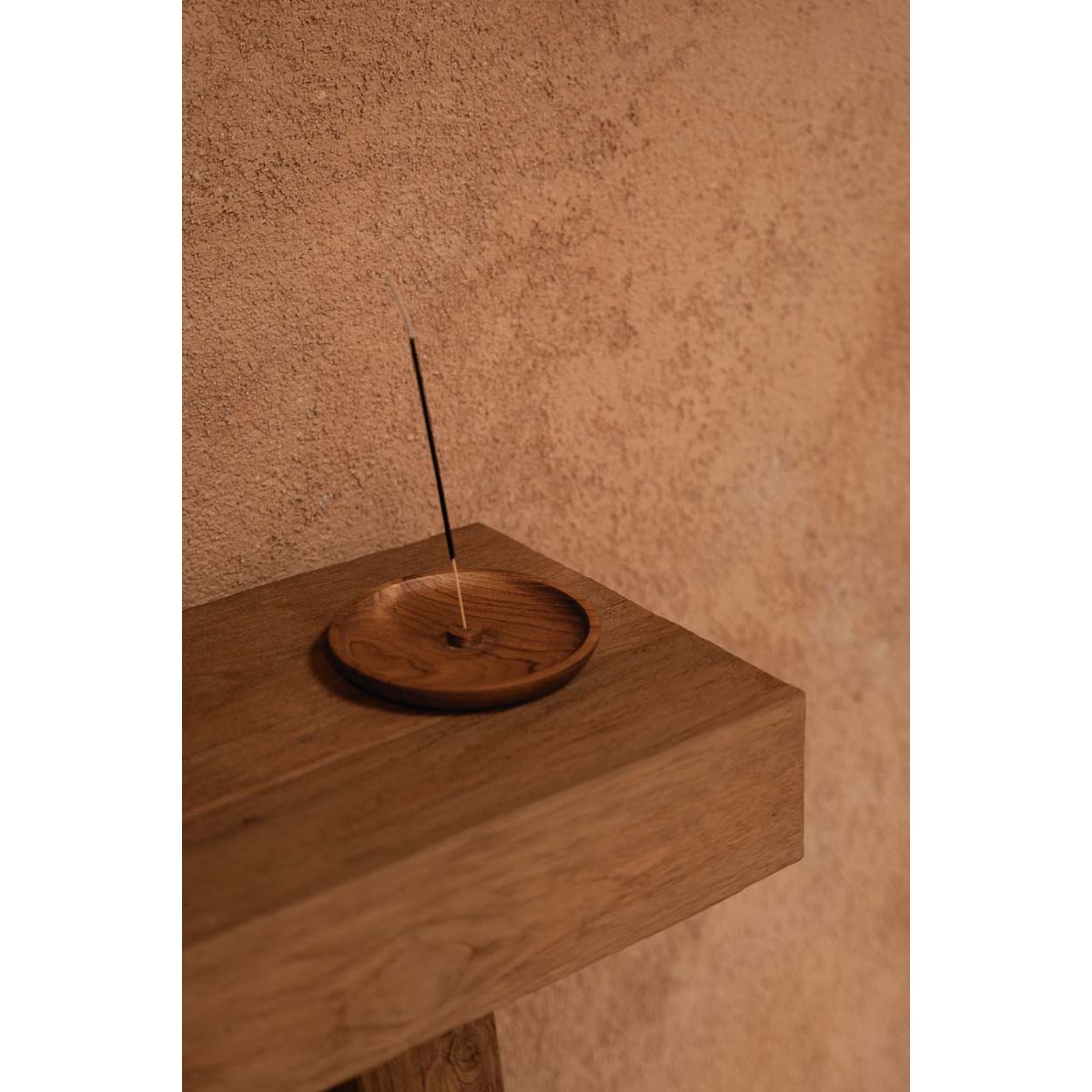 Teak Root Incense Ash Holder - Natural Wood