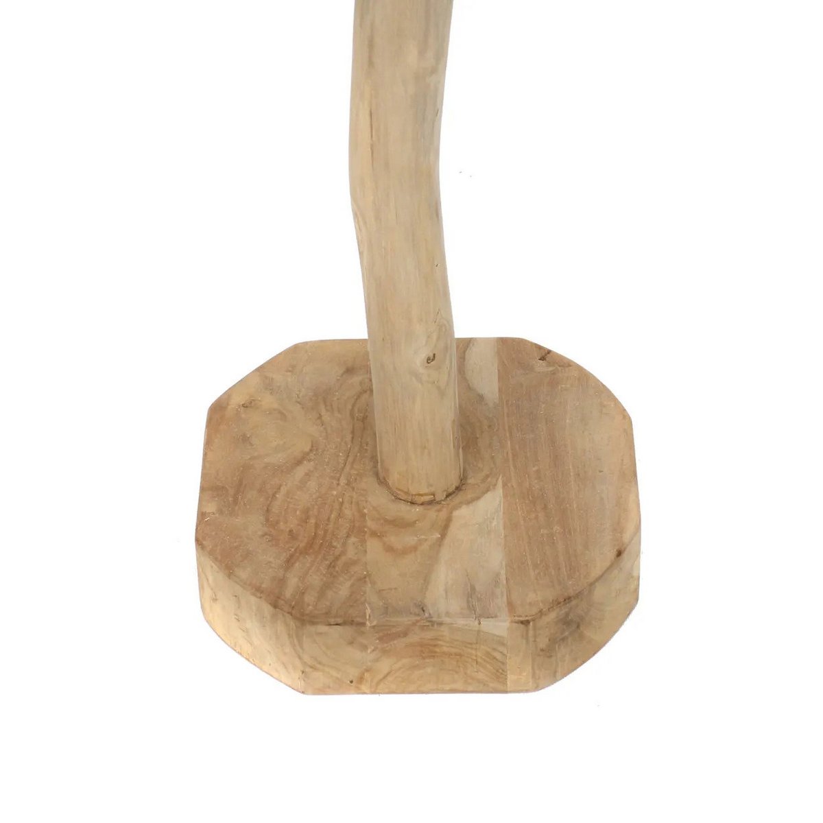 Teak Wood Coat Hanger – Natural Finish Entryway Organizer