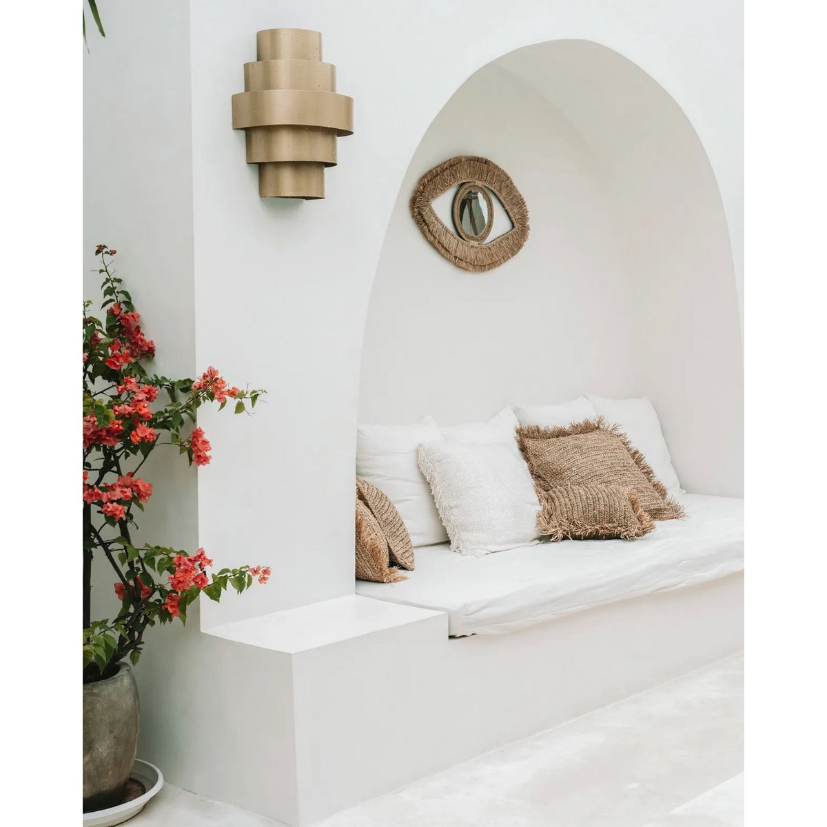 El Espejo Raffia Eye - Natural - M