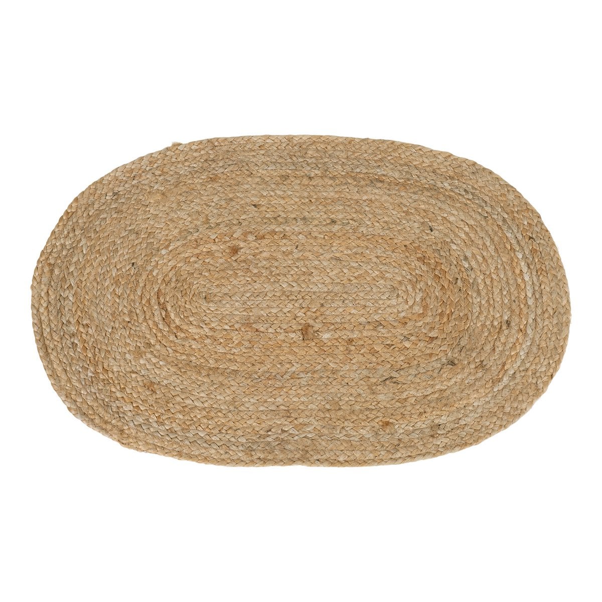Jute Doormat - Natural Braided Entry Mat - 50x80 cm