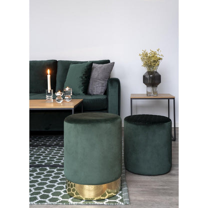 Vita Side Table - oak look, black, 45x45x45cm