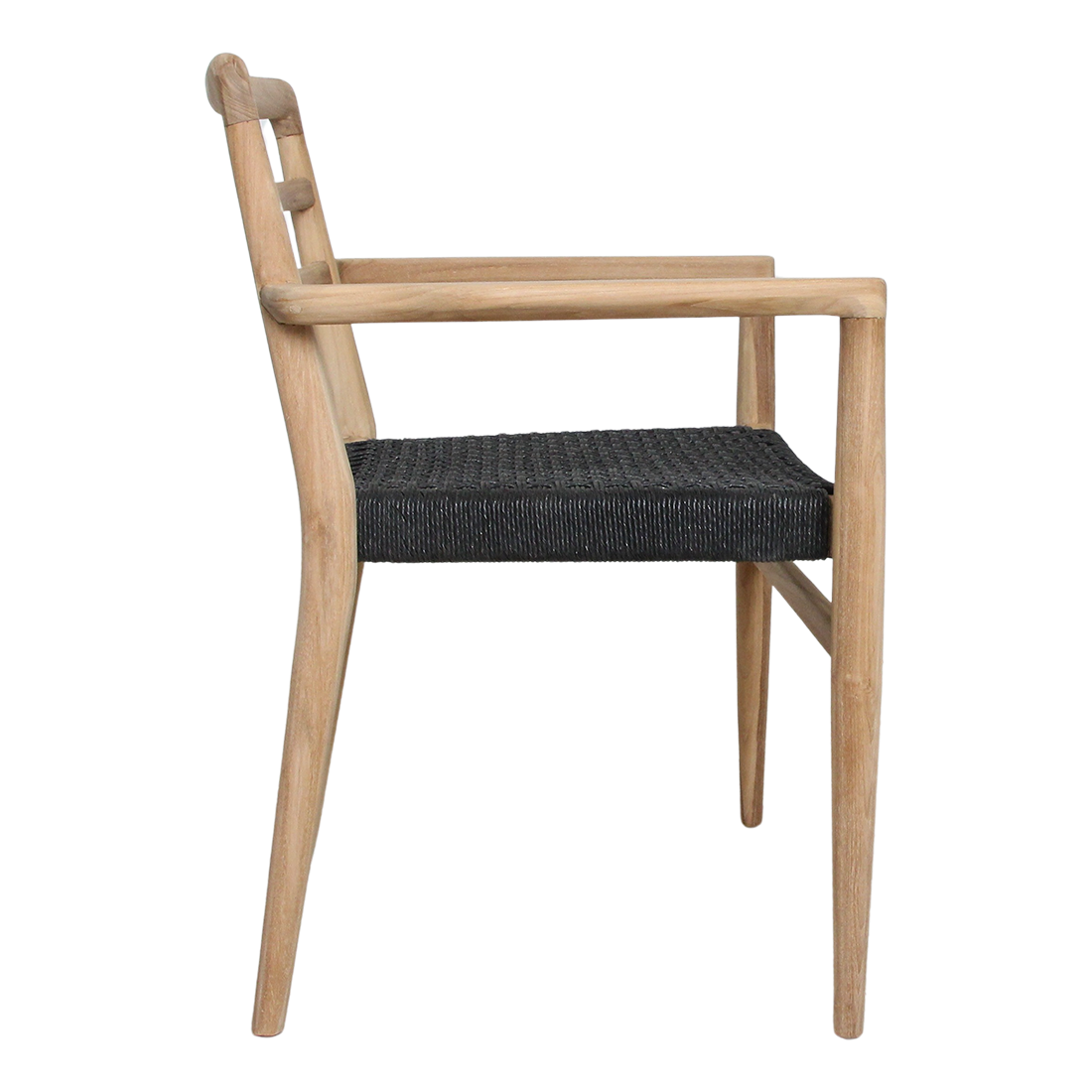 Sillón de teca Verano para jardín - Negro