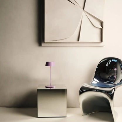 Cordless Table Lamp – Violet Rechargeable Dimmable LED Lamp