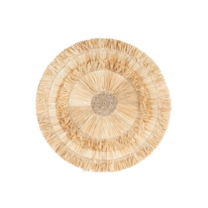 Natural Sisal Wall Decor - Handwoven Fiber Art for Home