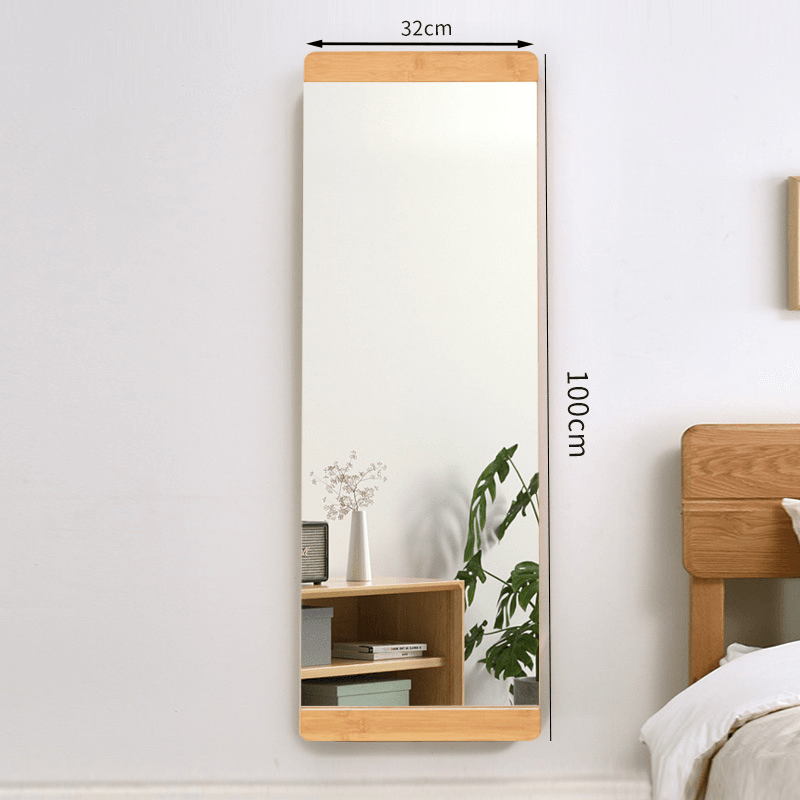 Bamboo Mirror | Standalone or Wall-Mounted | Safety Glass - JUGLANA