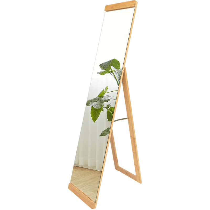 Bamboo Mirror | Standalone or Wall-Mounted | Safety Glass - JUGLANA