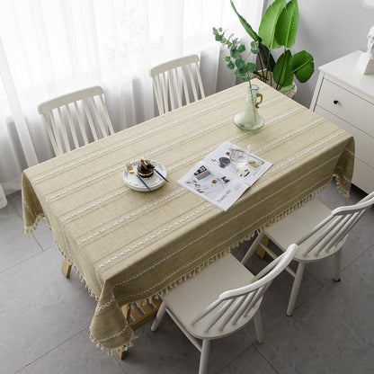 Batillo Linen Tablecloth | Table Cover, Outdoor & Indoor - JUGLANA