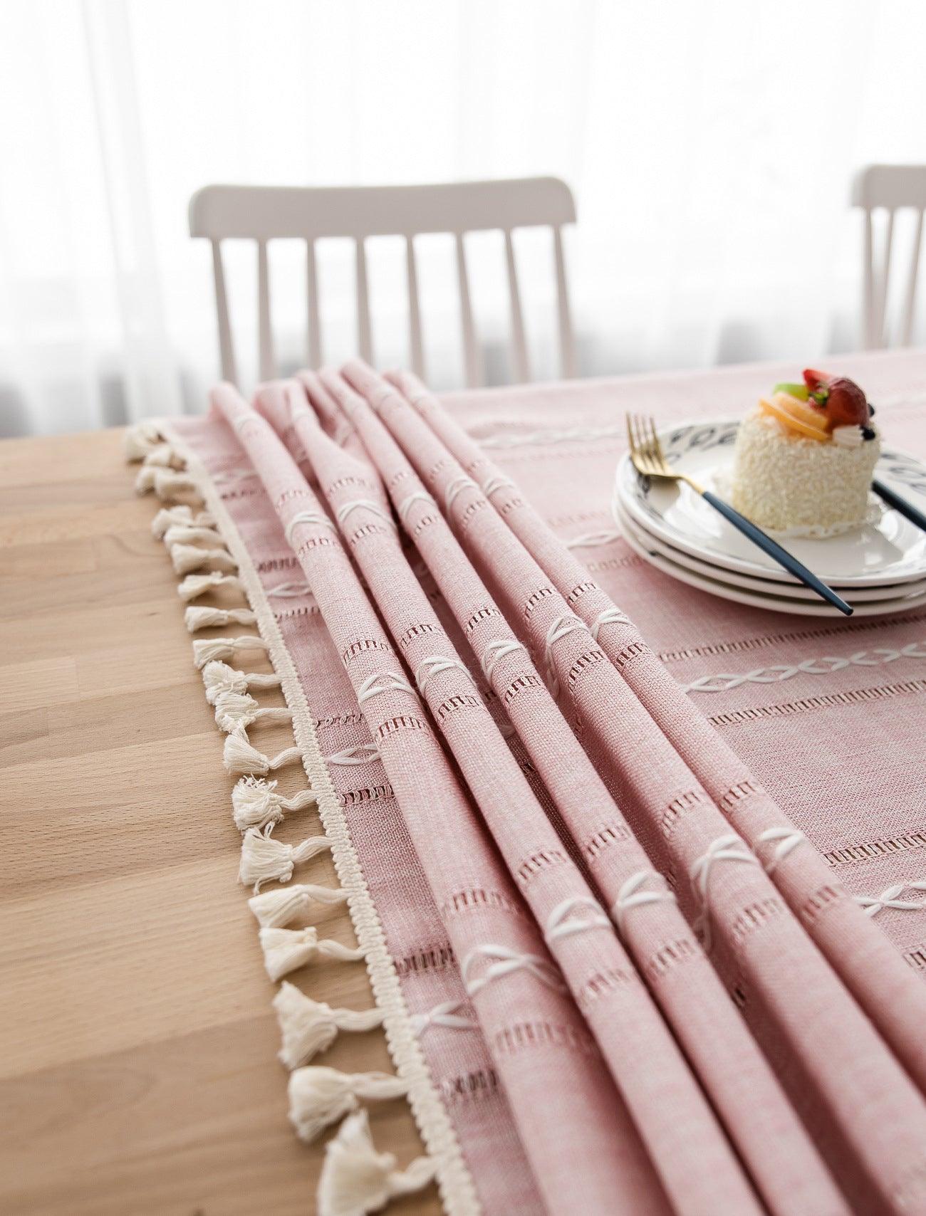 Batillo Linen Tablecloth | Table Cover, Outdoor & Indoor - JUGLANA