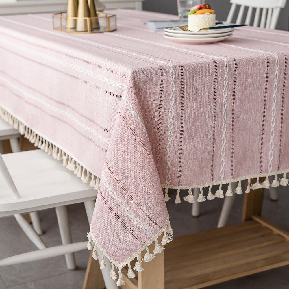 Batillo Linen Tablecloth | Table Cover, Outdoor & Indoor - JUGLANA