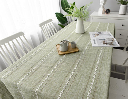 Batillo Linen Tablecloth | Table Cover, Outdoor & Indoor - JUGLANA