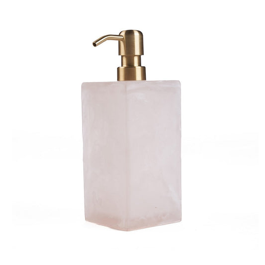 Resin Soap Dispenser - Pink White