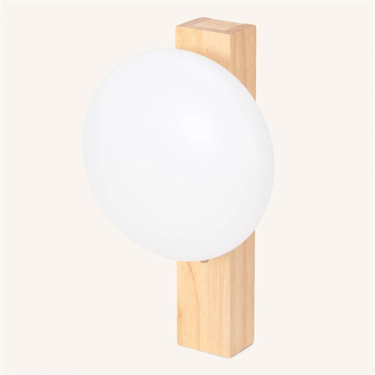 Matthew Light Brown Stylish Wooden Cordless Wall Lamp – Rechargeable & Dimmable