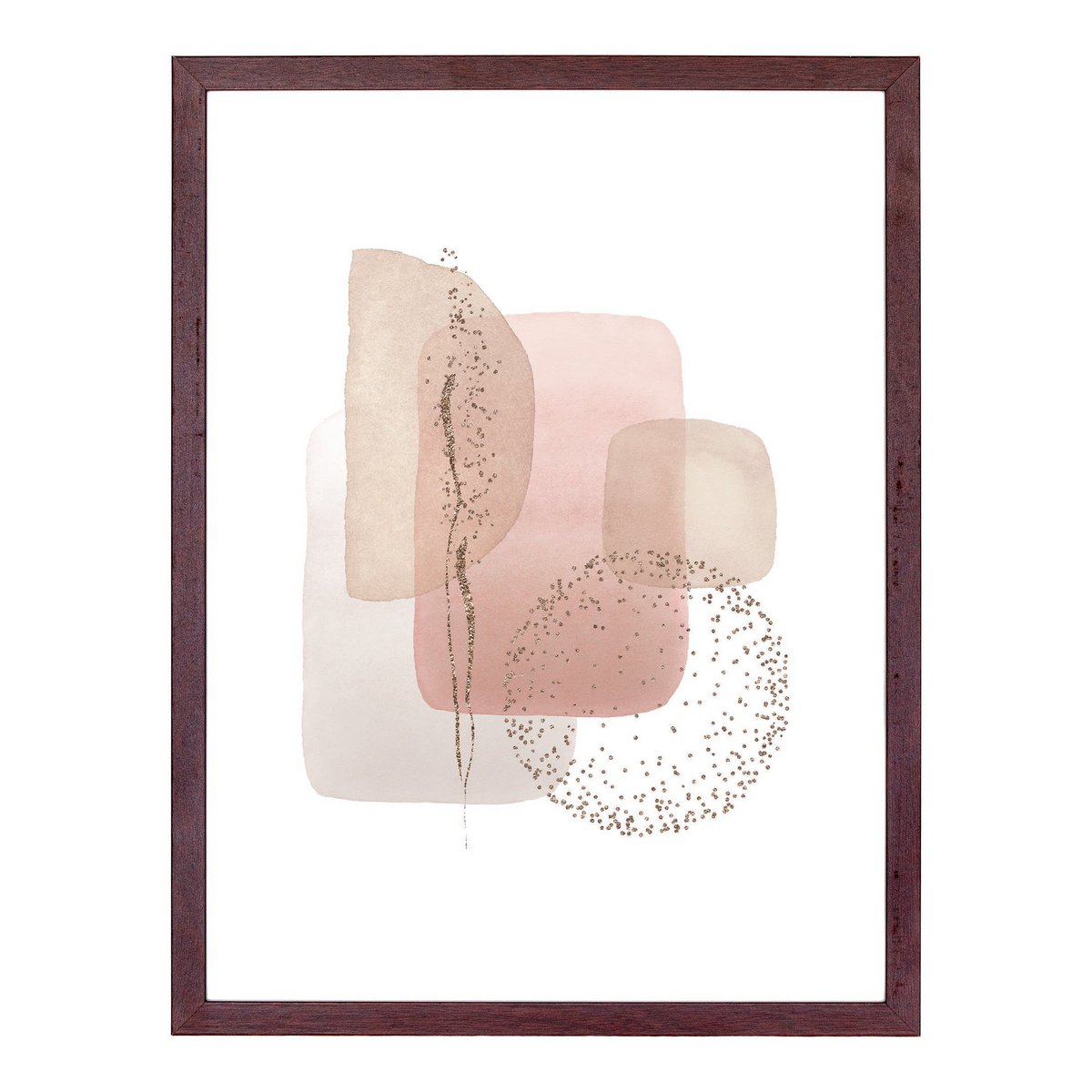 Dark Brown Picture Frame Set - Set of 3