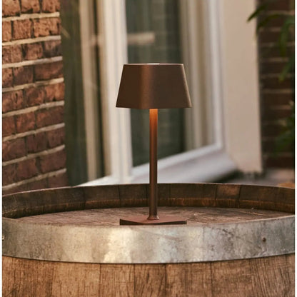 Cordless Table Lamp - Mocha Brown Rechargeable Dimmable Lamp