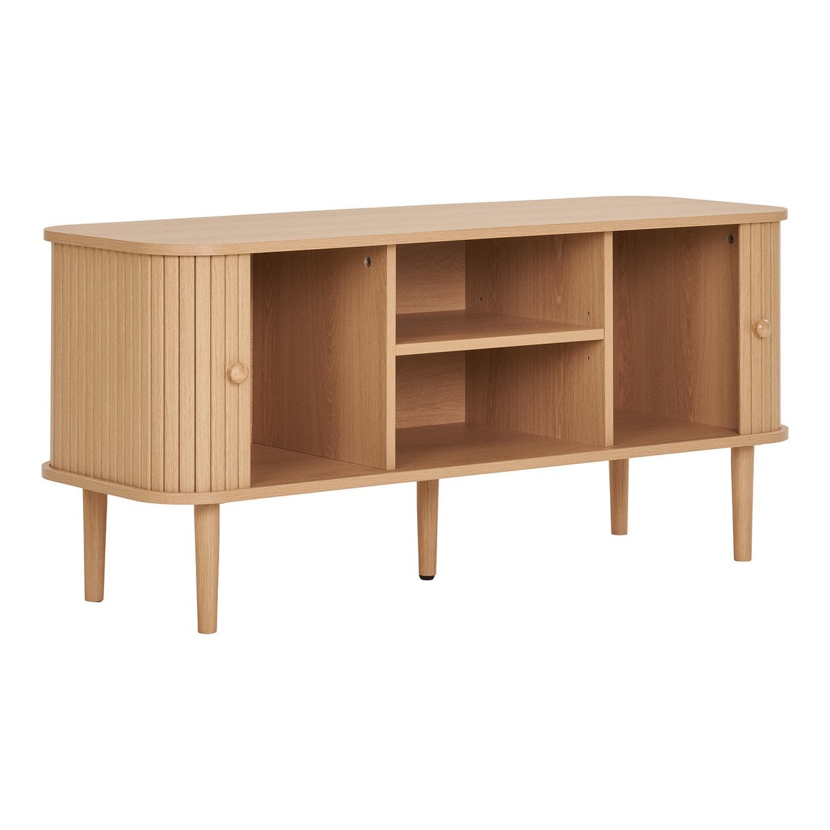 Nikko TV-bench - Natural, MDF/Pine, 113x40x51.5 cm