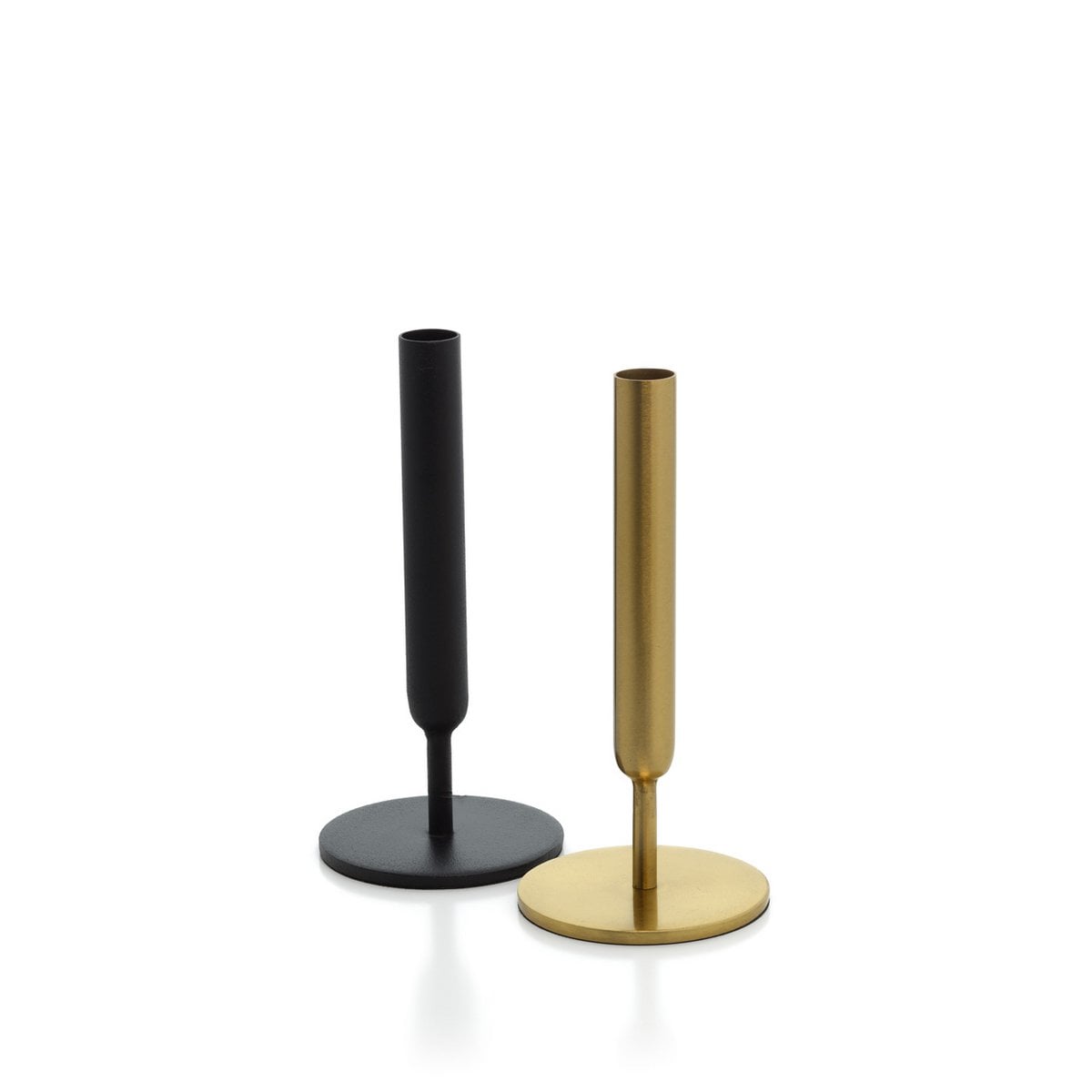 Metal Vase - Black Slim Vase, Modern Decor - Medium