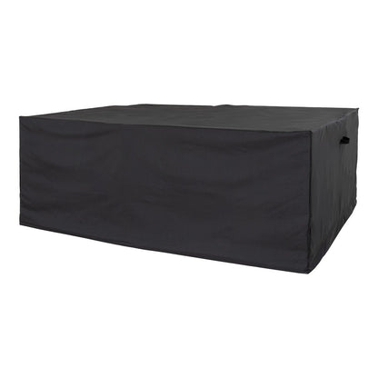 Polyester Garden Set Cover - Black, Water-Repellent, UV-Resistant, 155x235cm