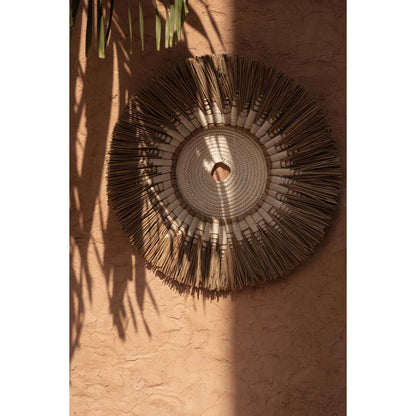 Decoración Mural Macramé Rafia - Blanco Natural