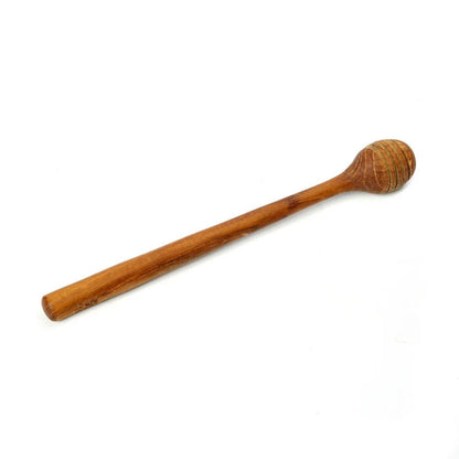 Teak Root Honey Dipper - Natural Wood Honey Roller