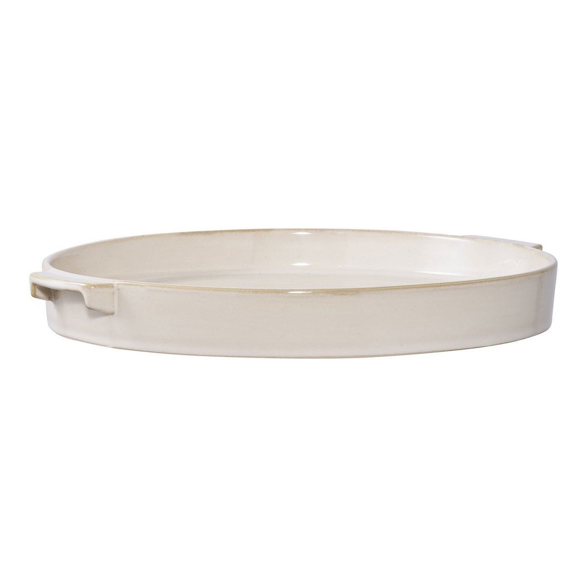 White Ceramic Tray - Minimalist Serving & Decorative Tray