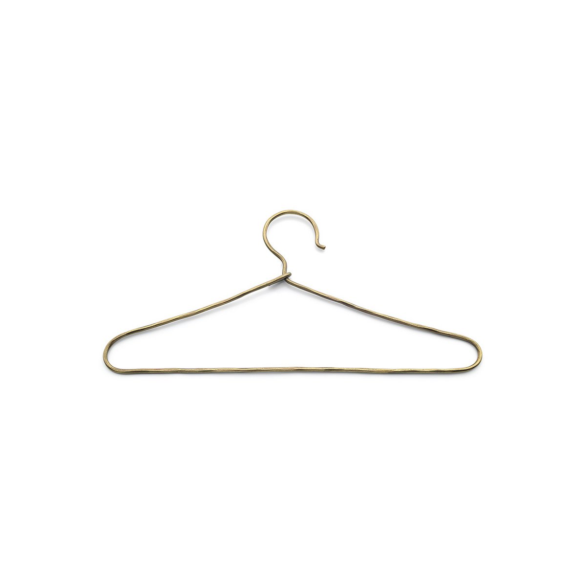 Brass Clothing Hanger - Gold Metal Wire Hanger for Closet