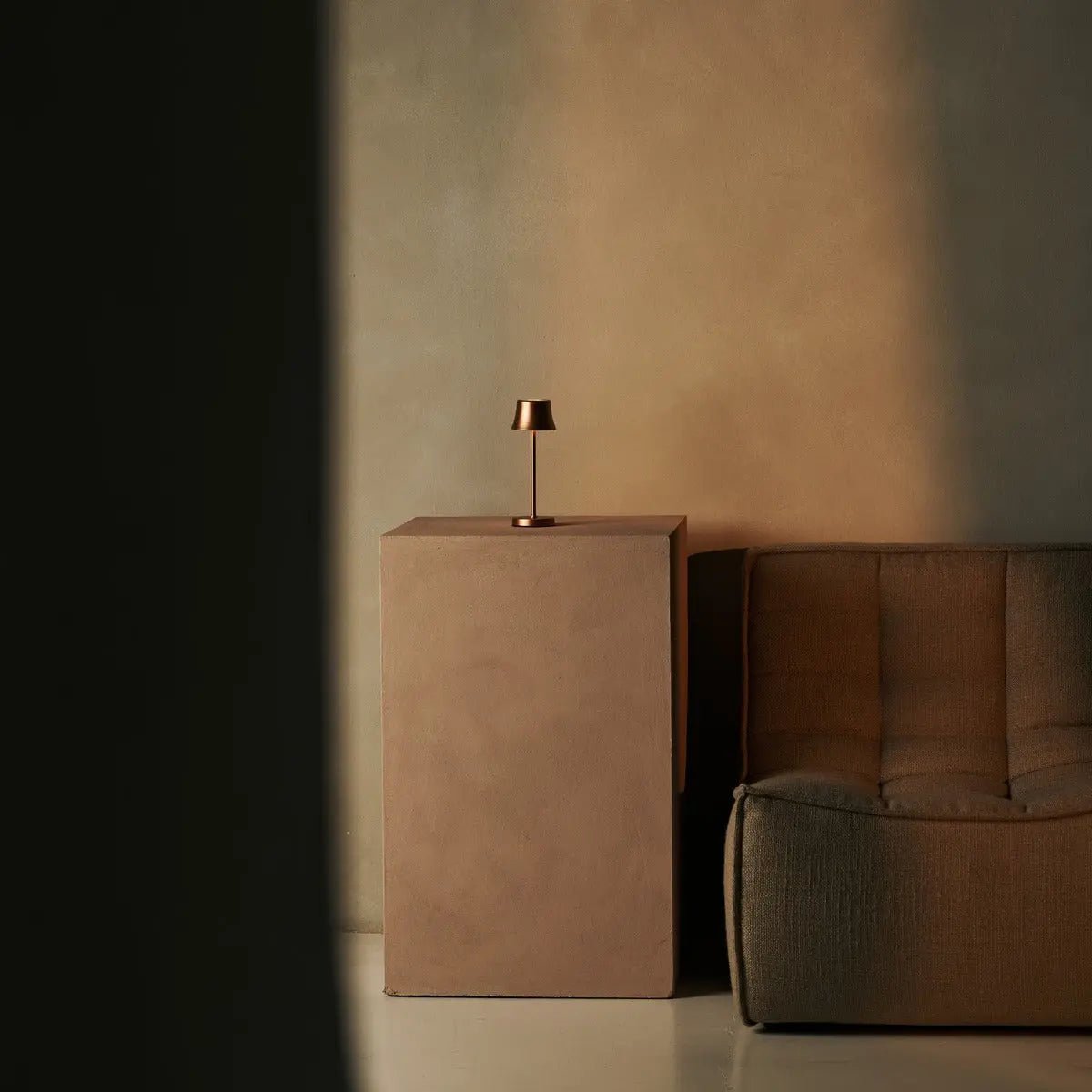 Copper Table Lamp Rechargeable Dimmable - De Pijp Mini