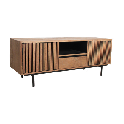 Rhythm teak TV cabinet - 140x45x55 cm
