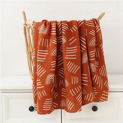 Boho Musselin Swaddle Blanket | Organic Blanket - JUGLANA