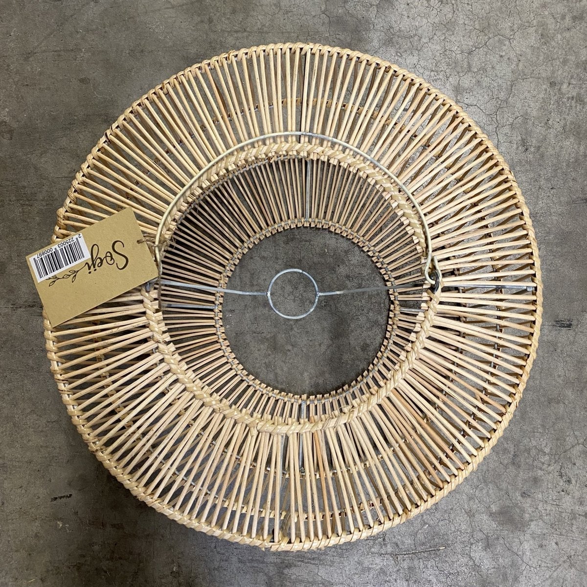 Rattan Pendant Light Boho Handcrafted Lamp – Natural Finish, 40-50cm