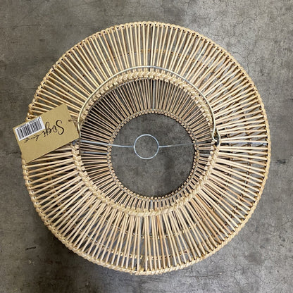 Rattan Pendant Light Boho Handcrafted Lamp – Natural Finish, 40-50cm