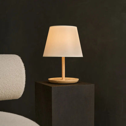 Emily Light Brown Wooden Lamp | Cable & Sustainable Design