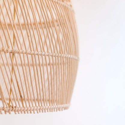 Lampe en raphia | Abattant SEMINYAK