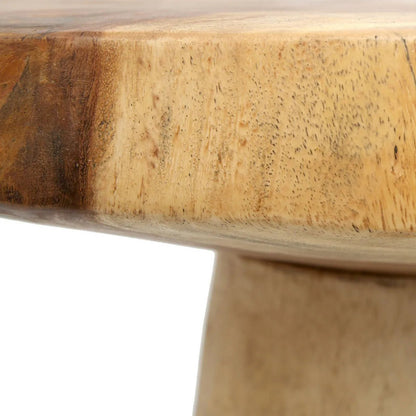 La Mesa Auxiliar Cónica De Madera - Natural - 50