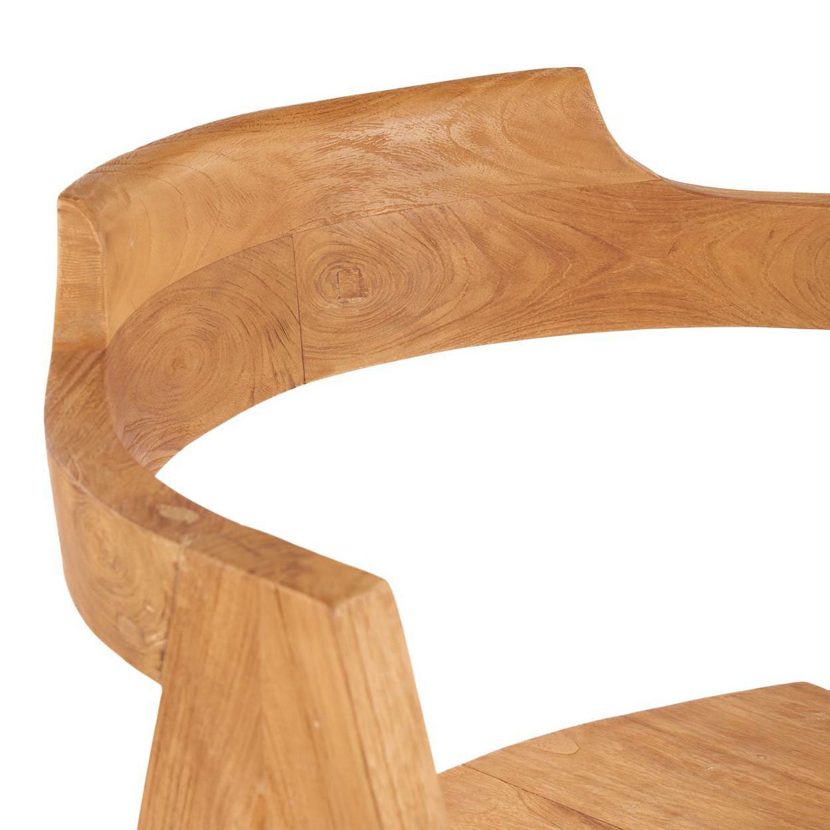 Teak Outdoor Dining Chair - Nihi Sumba Elegant Design