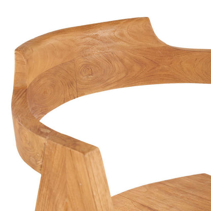 Teak Outdoor Dining Chair - Nihi Sumba Elegant Design