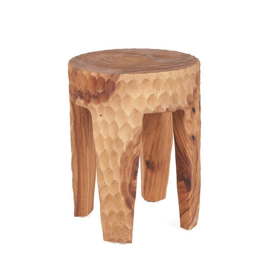 Suar Wood Stool - Natural Paramo Accent Stool
