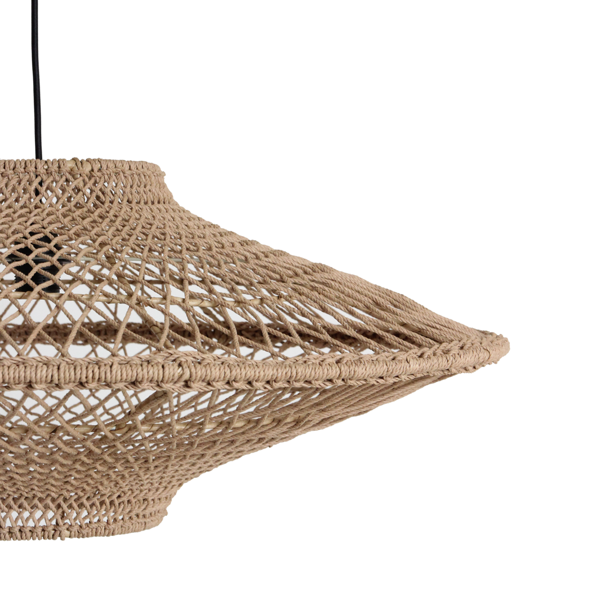 Corda hanging lamp Naturel Large