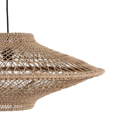 Corda hanging lamp Naturel Large