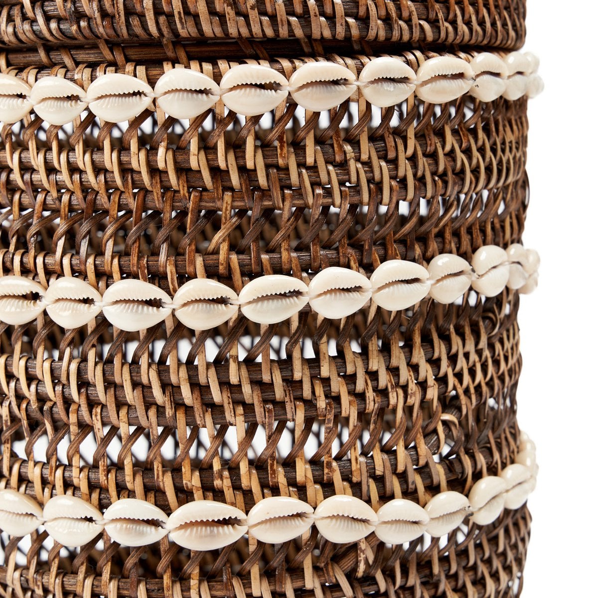 The Shell Storage Bin - Natural Brown