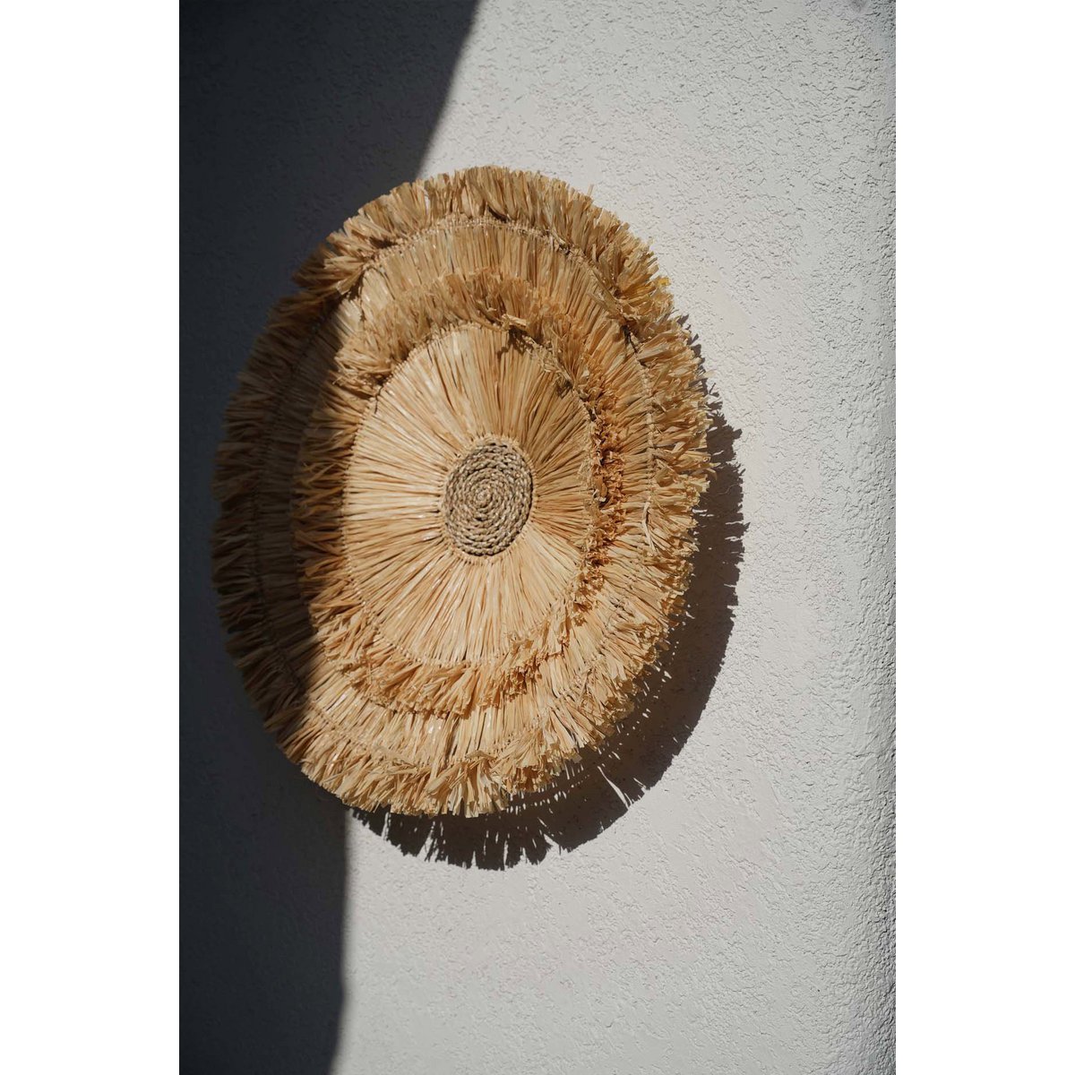 Natural Sisal Wall Decor - Handwoven Fiber Art for Home