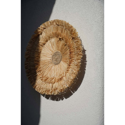 Natural Sisal Wall Decor - Handwoven Fiber Art for Home