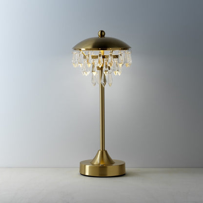 LED Table Lamp - Dimmable Chandelette - Elegant Bedside Lighting