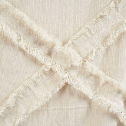 Natural Cotton Berber Bed Throw - Soft & Durable Accent