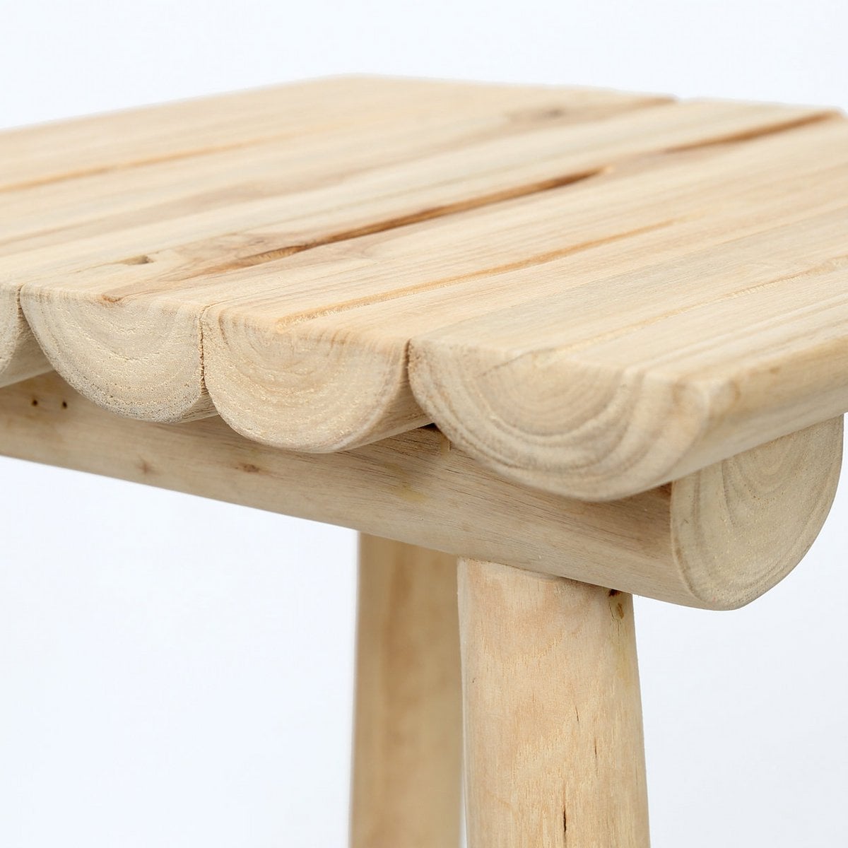 Teak Bar Stool - Natural Island Style Seating for Kitchen & Bar