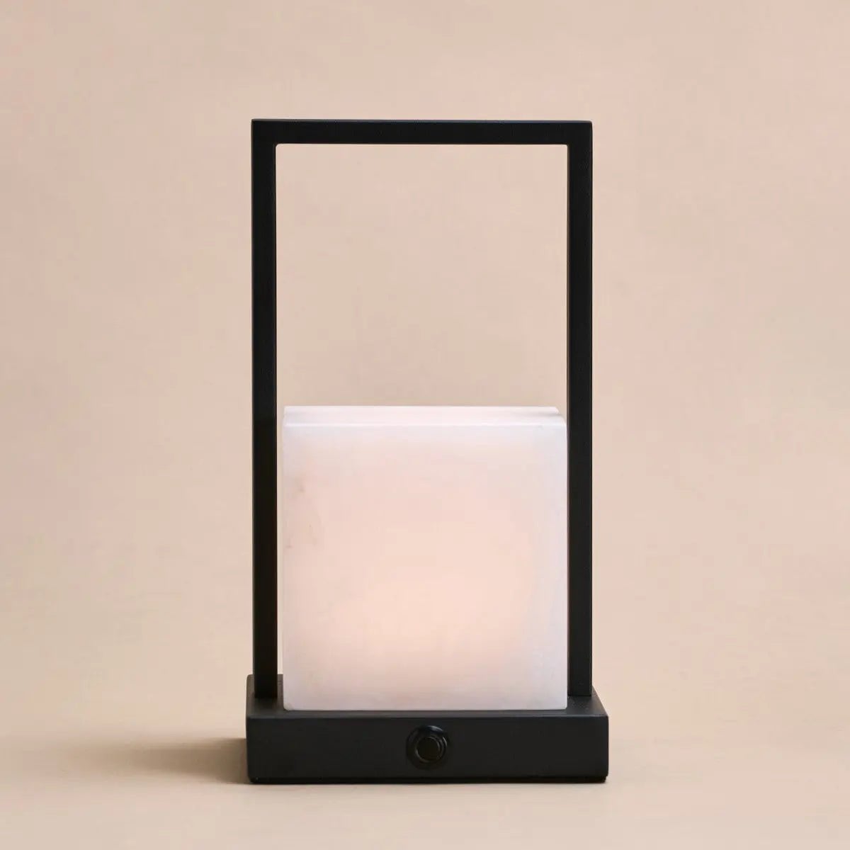 Nola Rechargeable Table Lamp Made of Alabaster l Three Light Modes & Rechargeable