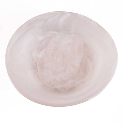 Resin Organic Bowl - Pink White - M
