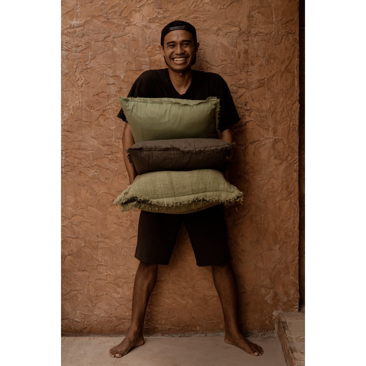 The Smoky Vibe Cushion Cover - Grey
