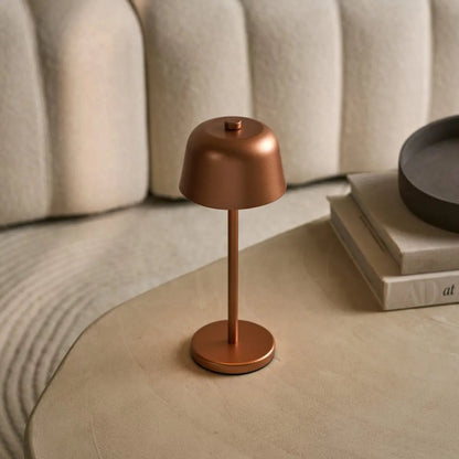 Anton Copper Rechargeable Table Lamp | Stylish & Cordless Lighting